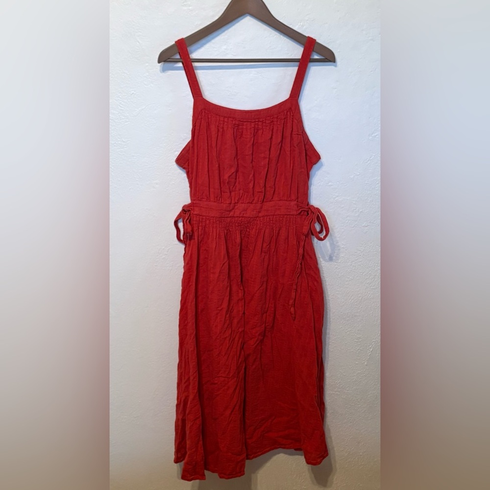 3/$20! DOWNEAST Ruby Dear Side-Tie Cotton Dress